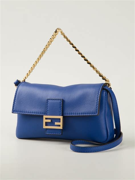 fendi blue baguette|fendi baguette second hand.